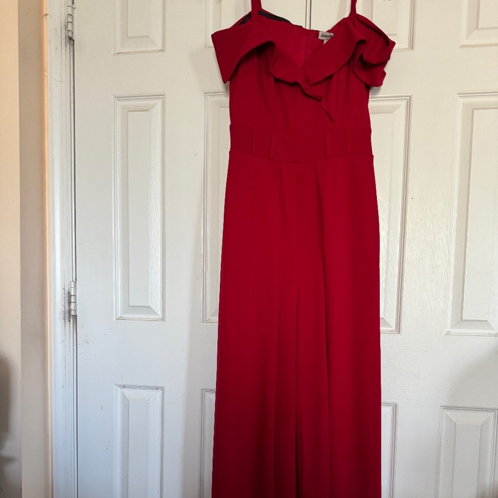Shelby & Palmer  Red Jumpsuit